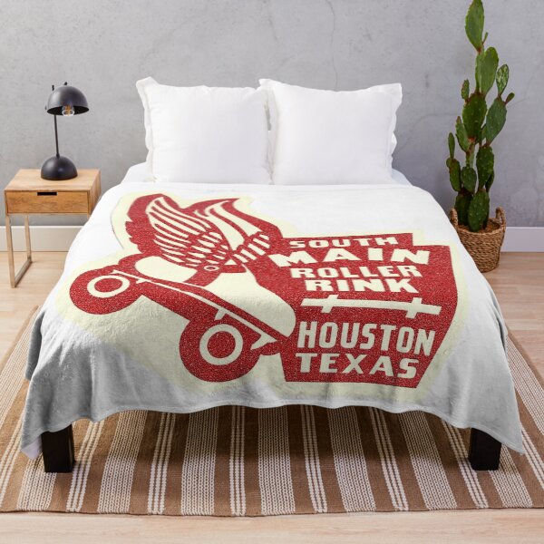Item preview, South Main Roller Rink Houston Texas Roller Skating Rink Sticker Decal Label Design 2 designed and sold by tislord.