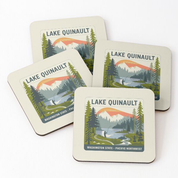 Item preview, Lake Quinault Washington State  Pacific Northwest  designed and sold by ketkacreations.