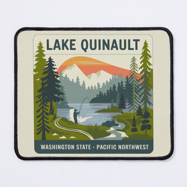 Item preview, Lake Quinault Washington State  Pacific Northwest  designed and sold by ketkacreations.