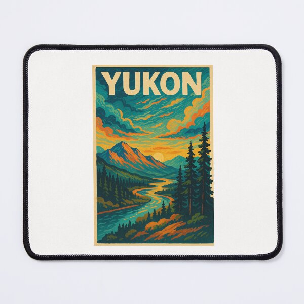 Item preview, Yukon Sunset River Valley and Alpine Ranges Canada designed and sold by Places On Earth.