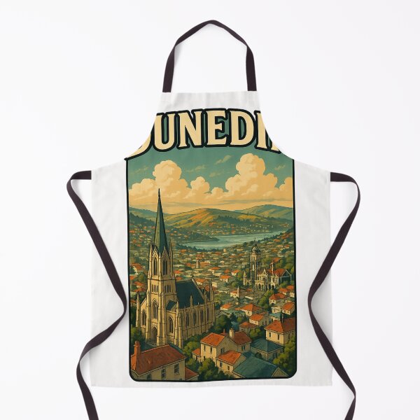 Item preview, Dunedin New Zealand Cathedral and Harbor Hills designed and sold by Places On Earth.