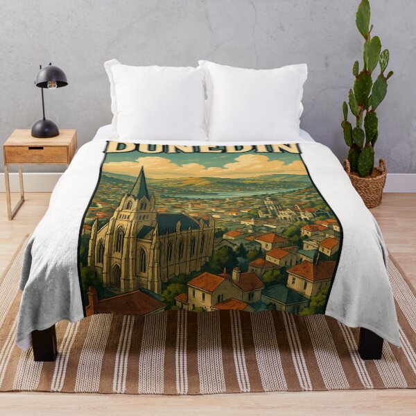 Item preview, Dunedin New Zealand Cathedral and Harbor Hills designed and sold by Places On Earth.