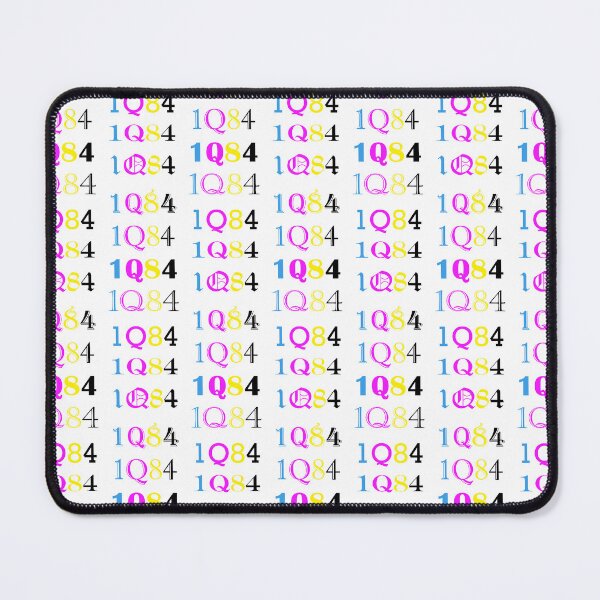 Item preview, 1Q84 Multicolored title text simple fonts designed and sold by House of Leaves & others.