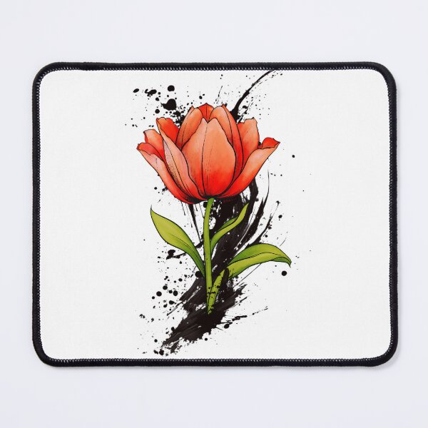 Item preview, Red Tulip - Ink designed and sold by gracefullizard.