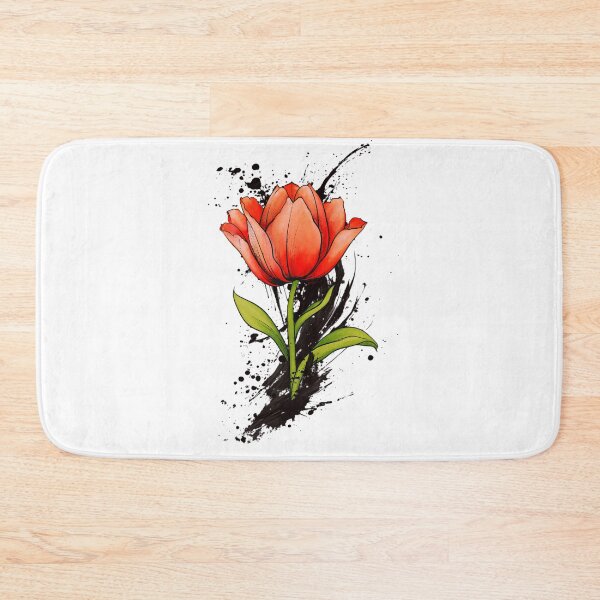 Item preview, Red Tulip - Ink designed and sold by gracefullizard.