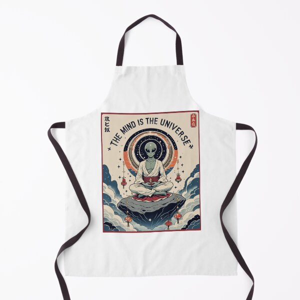 Item preview, Alien Meditation Art, The Mind Is The Universe Graphic designed and sold by fenrirwulf68.