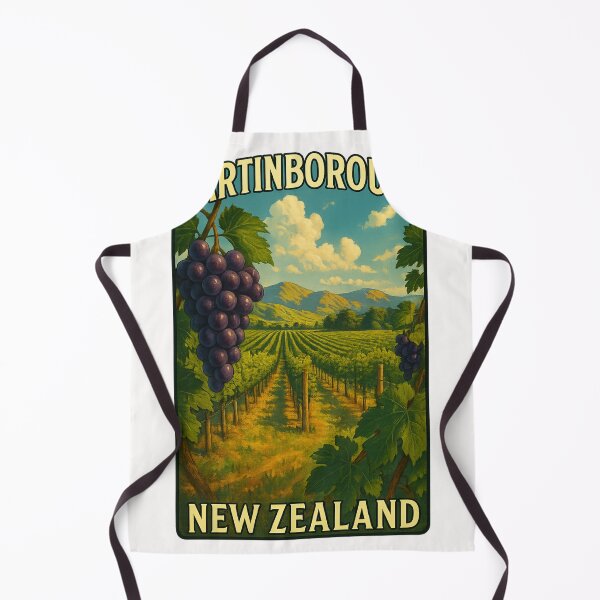 Item preview, Martinborough Vineyard and Tararua Range New Zealand designed and sold by Places On Earth.
