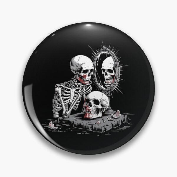 Item preview, Skeleton Surprised and Mirror designed and sold by ATOTI.