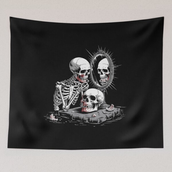 Item preview, Skeleton Surprised and Mirror designed and sold by ATOTI.