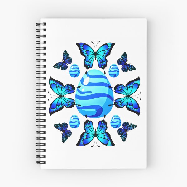 Item preview, King's Easter Hunt | Easter Hunt | Easter Eggs | Eggs | Butterfly | Butterflies | Blue | Swirls | Easter  designed and sold by Kingcls.