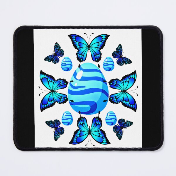 Item preview, King's Easter Hunt | Easter Hunt | Easter Eggs | Eggs | Butterfly | Butterflies | Blue | Swirls | Easter  designed and sold by Kingcls.