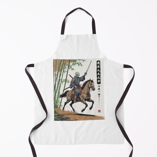 Item preview, Alien Samurai Art, Unique Alien Horseback Warrior designed and sold by fenrirwulf68.