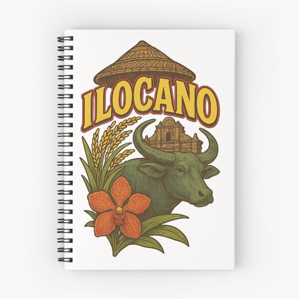 Item preview, Ilocano Carabao and Colonial Church Cultural Illustration designed and sold by Places On Earth.