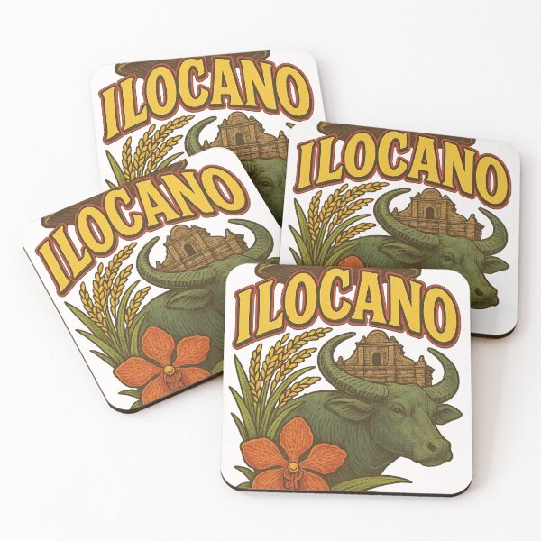 Item preview, Ilocano Carabao and Colonial Church Cultural Illustration designed and sold by Places On Earth.