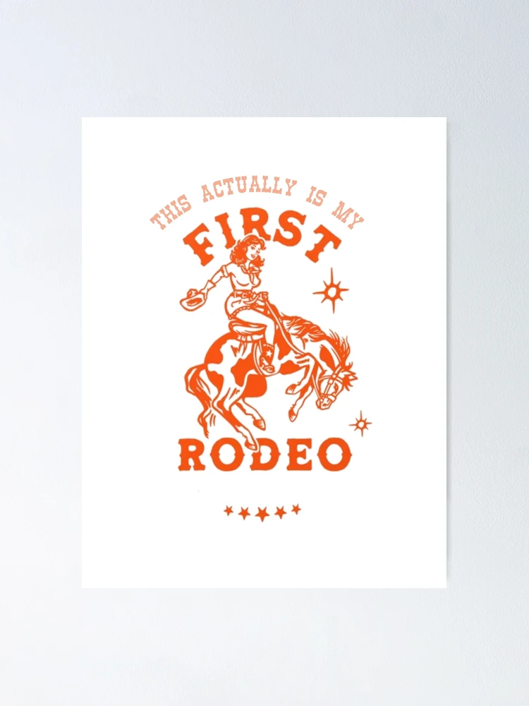 Thumbnail 1 of 3, Poster, First Rodeo designed and sold by Anthologie Co.