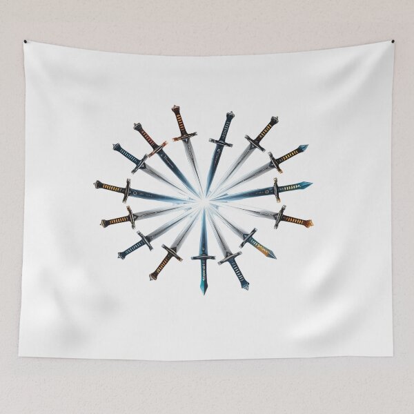 Item preview, Mystical Sword Circle Fantasy Design designed and sold by latelierdechris.