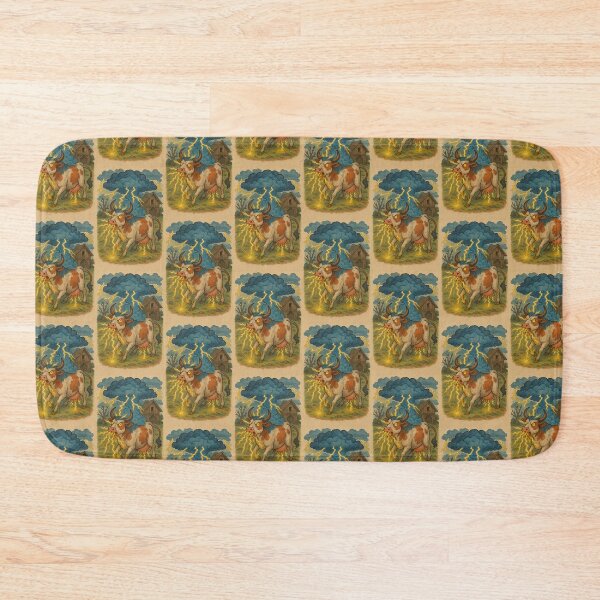 Item preview, Electric Cow Mutant in Stormy Pasture designed and sold by nvrprooo.