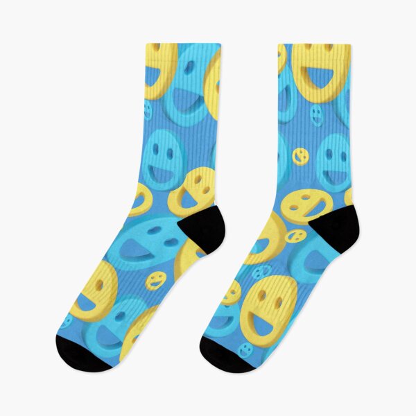 Item preview, Yellow-blue smiles designed and sold by Oksanka21.