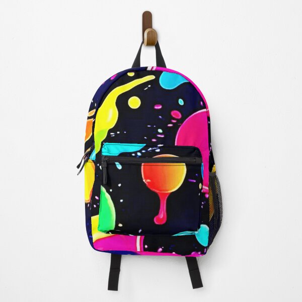 Item preview, Neon Paint Splatter Design designed and sold by Health And Fitness Posts e-Store.