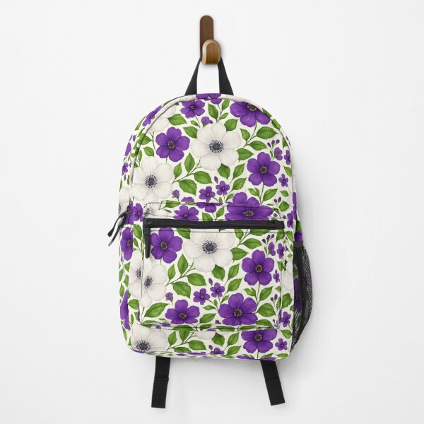 Item preview, Suffragette Colours Floral designed and sold by Tau Tia L Douglass.