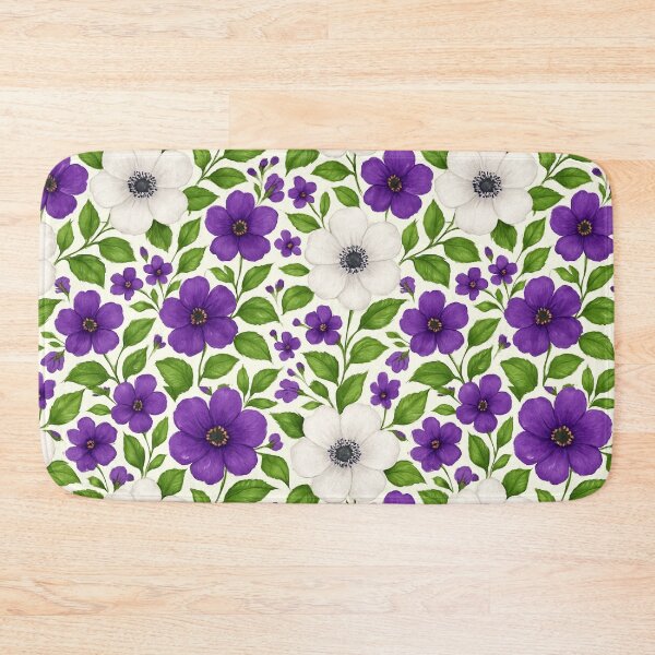 Item preview, Suffragette Colours Floral designed and sold by Tau Tia L Douglass.