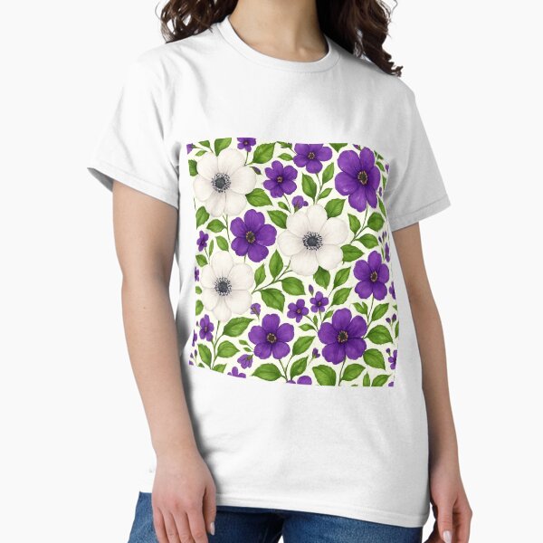 Vista previa del artículo con la obra «Colores florales de las sufragistas», diseñado y vendido por Tau Tia L Douglass.