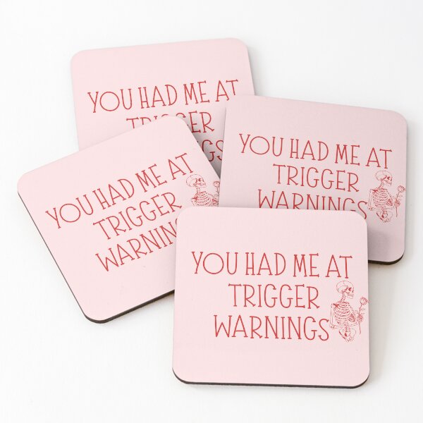 Item preview, You Had Me At Trigger Warnings designed and sold by KennaMai.