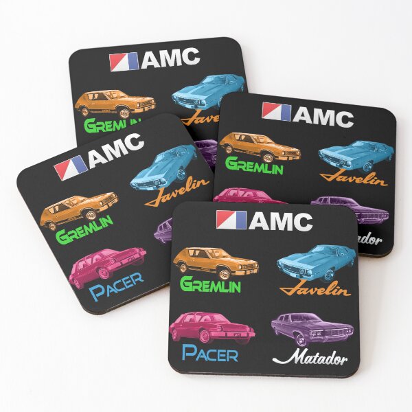Item preview, American Motors (AMC) Gremlin, Javelin, Pacer, Matador color pop version designed and sold by 412Creations.