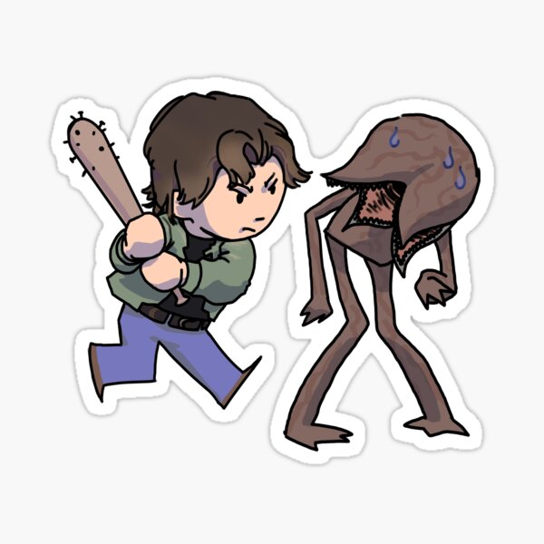 Vista previa del artículo con la obra «Steve Harrington contra Demogorgon», diseñado y vendido por luSwig.