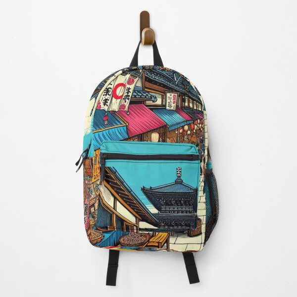Item preview, Osaka City Market Comic Design – Vibrant AI Artwork for Clothing, Accessories & Urban Travel-Inspired Fashion designed and sold by knalpot-design.