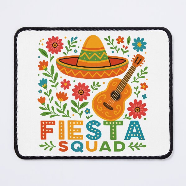 Item preview, Fiesta Squad – Colorful Party Vibes designed and sold by HandicraftArt.