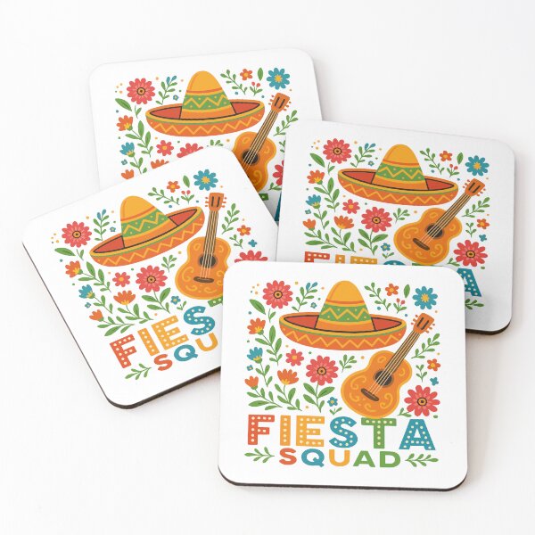 Item preview, Fiesta Squad – Colorful Party Vibes designed and sold by HandicraftArt.