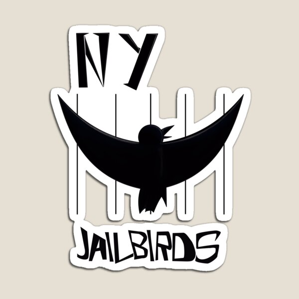 Item preview, NY Jailbirds ice hockey logo designed and sold by Pigeondispatch.