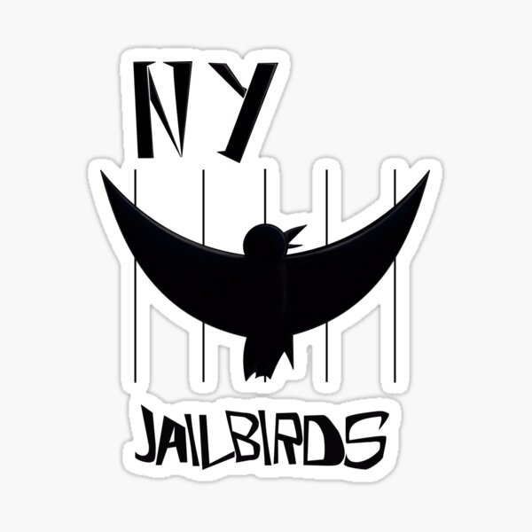 Item preview, NY Jailbirds ice hockey logo designed and sold by Pigeondispatch.