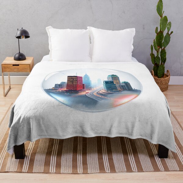 Item preview, Futuristic Bubble Cityscape Design designed and sold by latelierdechris.