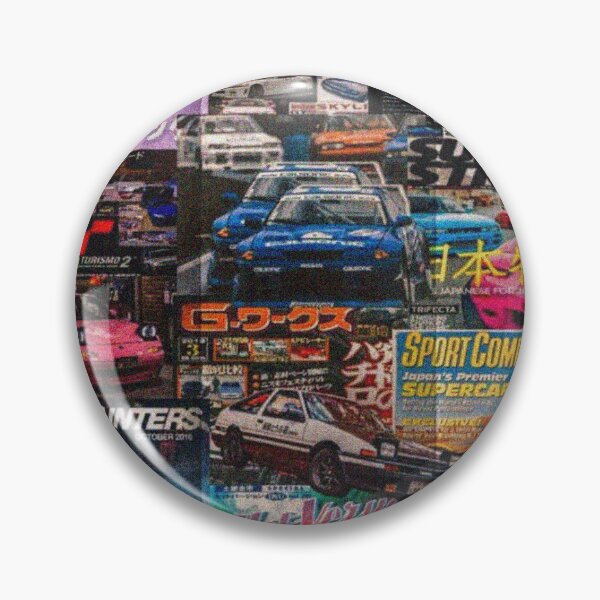 Item preview, 90s JDM Magazine Collage designed and sold by thundergearshop.