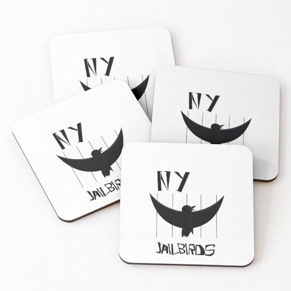 Item preview, NY Jailbirds ice hockey logo designed and sold by Pigeondispatch.