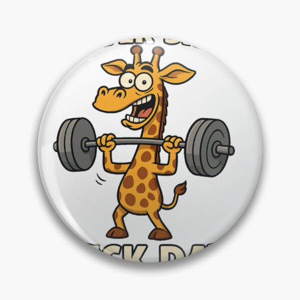 Item preview, Funny Giraffe Gym Shirt – Cartoon Animal Fitness Design designed and sold by B-M-Store.