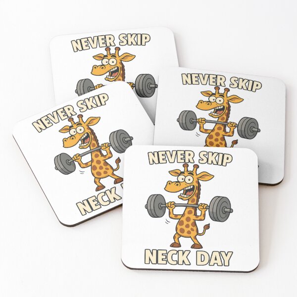 Item preview, Funny Giraffe Gym Shirt – Cartoon Animal Fitness Design designed and sold by B-M-Store.