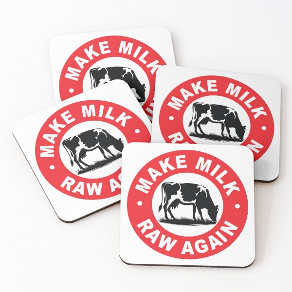 Item preview, Make Milk Raw Again, Gift for organic farmers designed and sold by TaraGbear.
