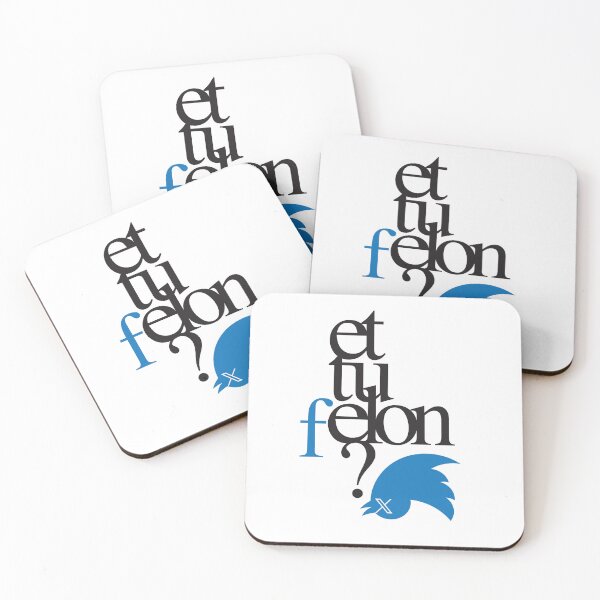 Item preview, "et tu, felon?" Twitter designed and sold by *thr5.