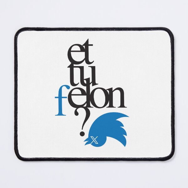 Item preview, "et tu, felon?" Twitter designed and sold by *thr5.