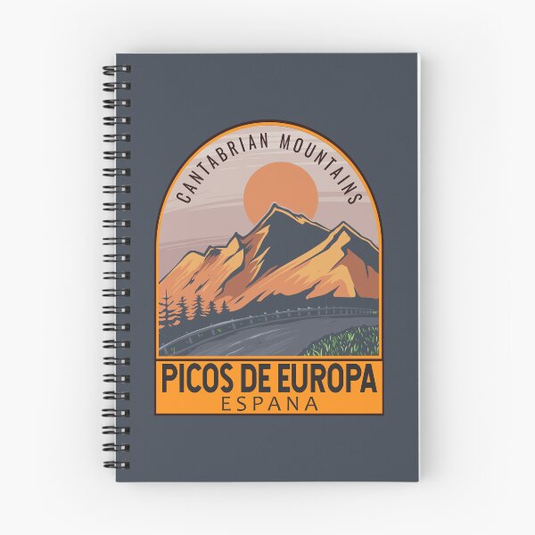 Item preview, Picos de Europa Spain Retro Travel Emblem designed and sold by KrisSidDesigns.