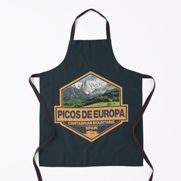 Item preview, Picos de Europa Spain Travel Art Badge designed and sold by KrisSidDesigns.