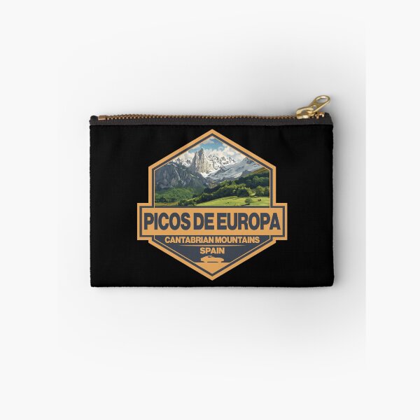 Item preview, Picos de Europa Spain Travel Art Badge designed and sold by KrisSidDesigns.