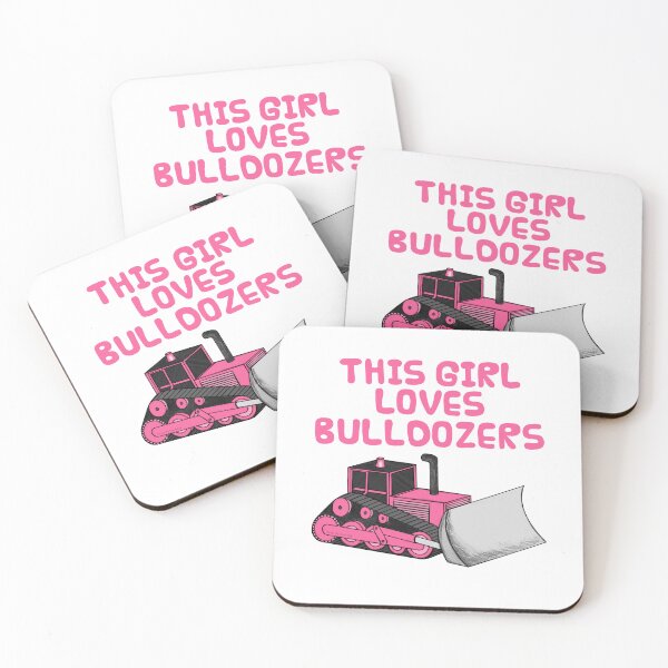 Item preview, This Girl Loves Bulldozers, Female Construction Worker designed and sold by doodlerob.