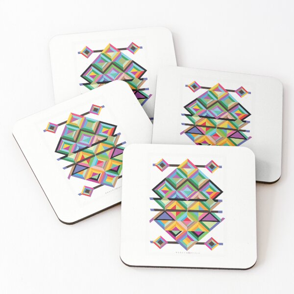 Item preview, Bright Graphic Tapestry style design designed and sold by Robert Hills.