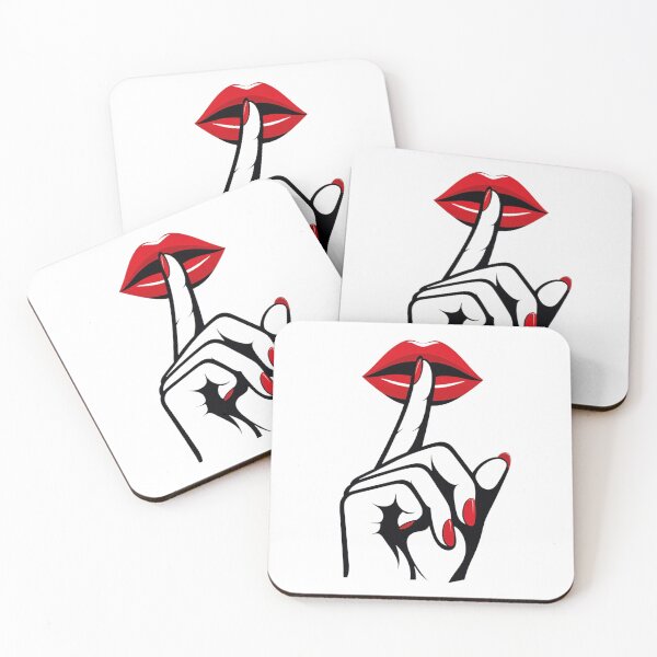 Item preview, Stylish Shushing Gesture Design designed and sold by latelierdechris.