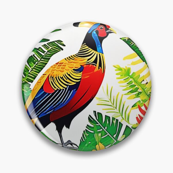 Item preview, Exotic Jungle Pheasant designed and sold by Health And Fitness Posts e-Store.