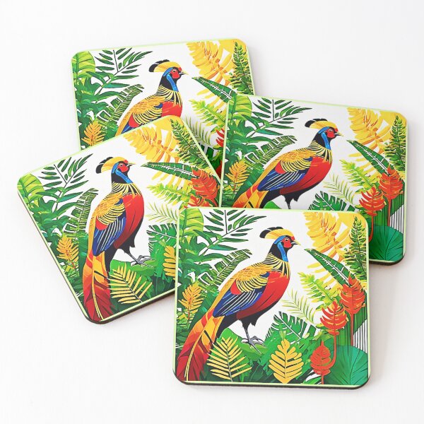 Item preview, Exotic Jungle Pheasant designed and sold by Health And Fitness Posts e-Store.